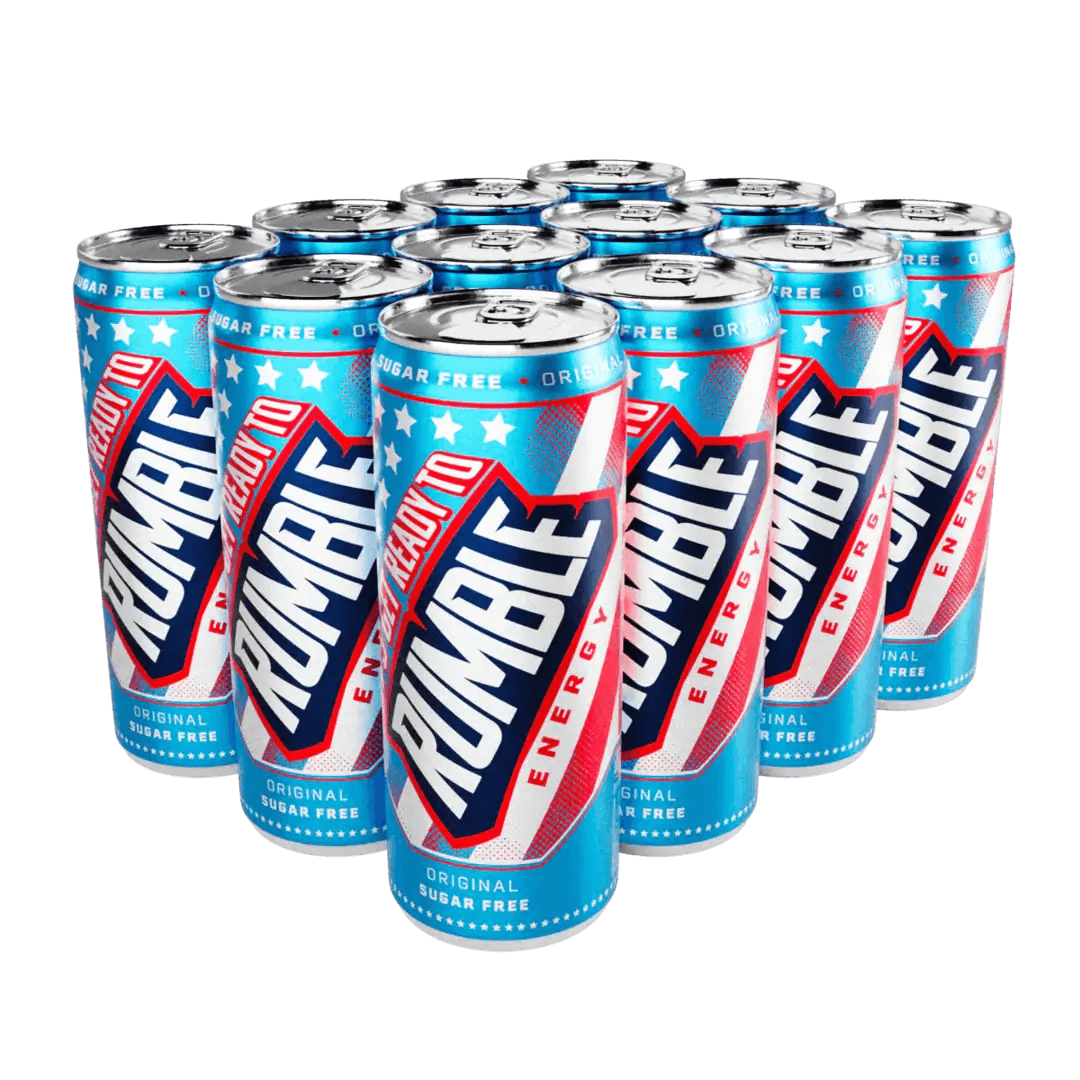 12 x Let's Get Ready To Rumble Energy - Sugar Free 500ml - Let's Get Ready To Rumble Energy