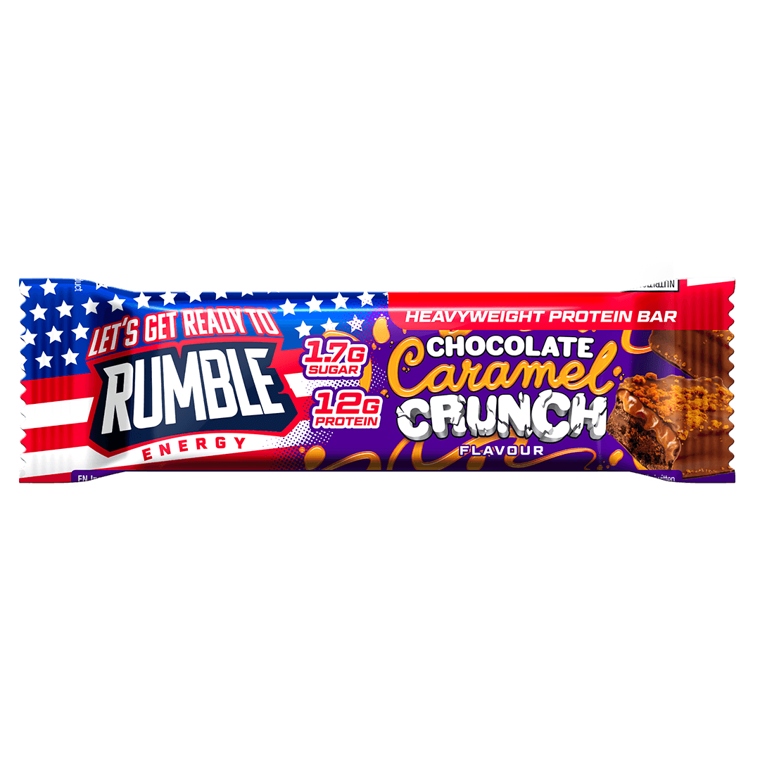 Chocolate Caramel Crunch Heavyweight Protein Bars - Let's Get Ready To Rumble Energy